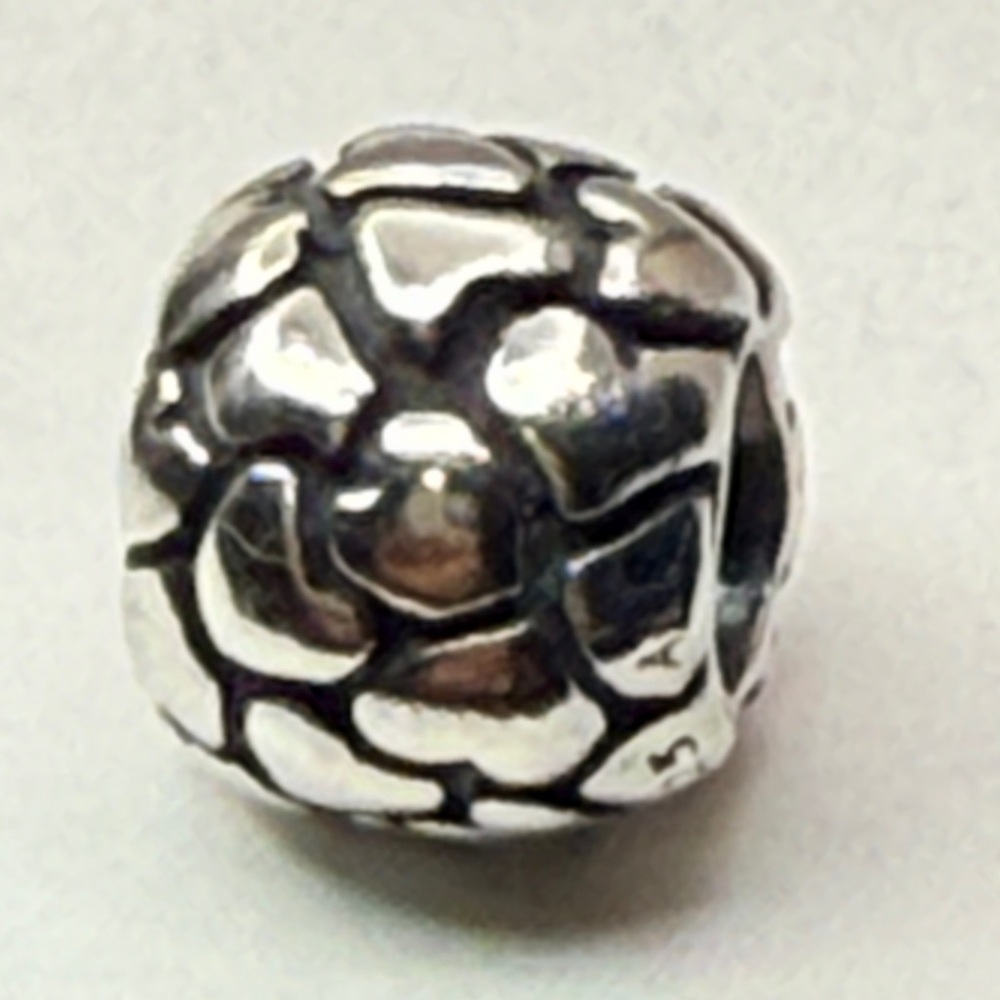 Retired Pandora All-Over Hearts Charm 925 ALE Threaded